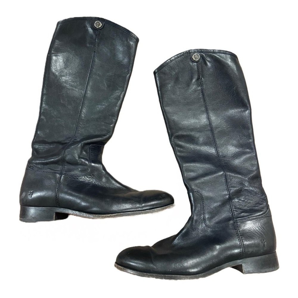black frye leather riding boots